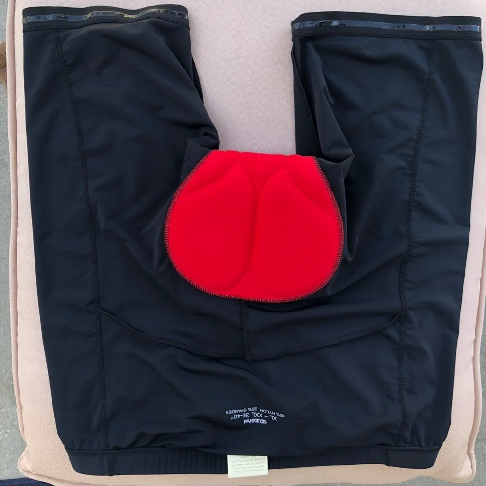 Zefal Black Bicycle Shorts With Leg Grip‎ and Pads W- XLK